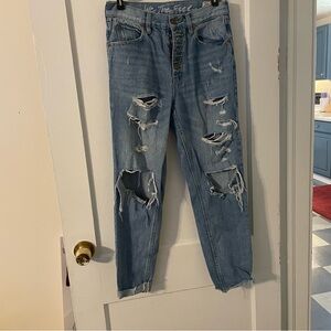 We The Free Distressed Blue Jeans